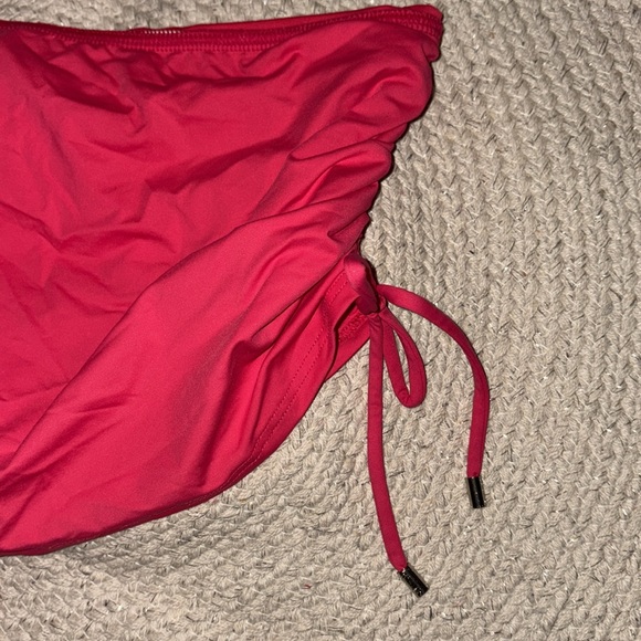 Calvin Klein bikini bottom swim skirt hot pink NWT med - Picture 3 of 7
